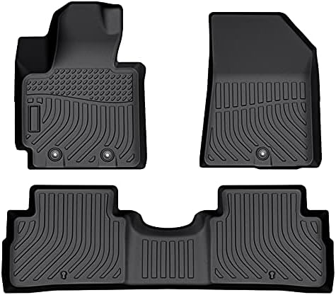 Cartist Custom Fit for Floor Mats 2014-2019 Kia Soul (Not for Hybrid) All Weather Floor Liners Front & 2nd Row TPE Waterproof by cartist