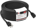 EP 100 FT Outdoor Extension Cord, 16/3 SJTW Heavy Duty Black, ETL Listed by ENERGYPRO