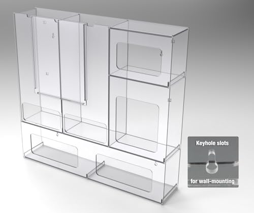 PPE Station 2-Gown, 2 Masks, 2 Glove Box Holder (Wall Mount) - Image 3