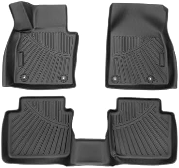 Powerty Floor Mats for 2023 2024 2025 2026 Mazda CX50 CX-50 All Weather 3D TPE Anti-Slip Car Liners for 1st & 2nd Row Accessories by Powerty