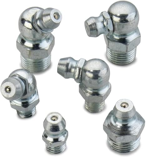 NEIKO 50463A Grease Fitting Assortment | 110 Piece | SAE | Straight and Angled Zerk Kit | A3 Steel | For Angled Grease Guns, Bearing Housings, Mechanical Component Lubrication - Image 5