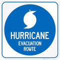 Hurricane Evacuation Route Sign, by SigoSigns