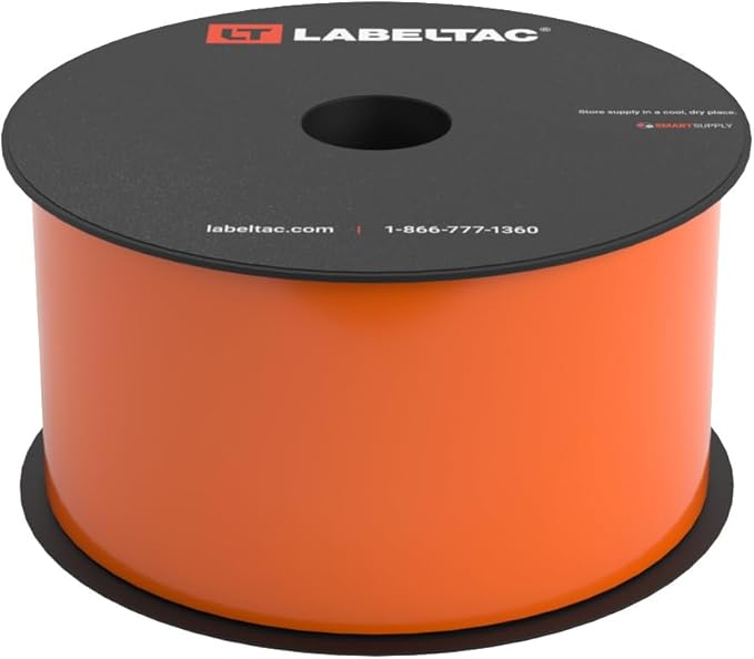 LabelTac LT4/LT4P/LTPX Label Supply 2.5" x 150' Orange by LabelTac