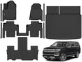Naibeve Floor Mats for 2026 Jeep Grand Wagoneer L 7 Seats (Only L)(Not S) by NAIBEVE-USA