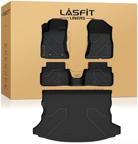 LASFIT Floor Mats & Cargo Mat for Subaru Crosstrek 2018-2023(Non Hybrid) by LASFIT