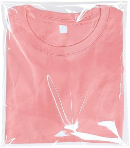 100 Pieces (9x12 Inch) Clear Plastic Bags for Packaging, Clothing & T-Shirts Strong Packing Self Adhesive Cellophane Bag - Image 6