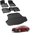 Floor Mats for Toyota Camry 2018-2024 FWD Gas, Floor Liners & Cargo Liner by AOMSAZTO