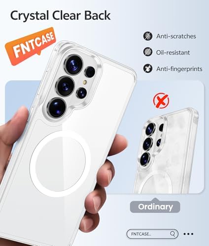 FNTCASE for Samsung Galaxy S26 Ultra Case Clear, Fit for Magsafe - Image 5
