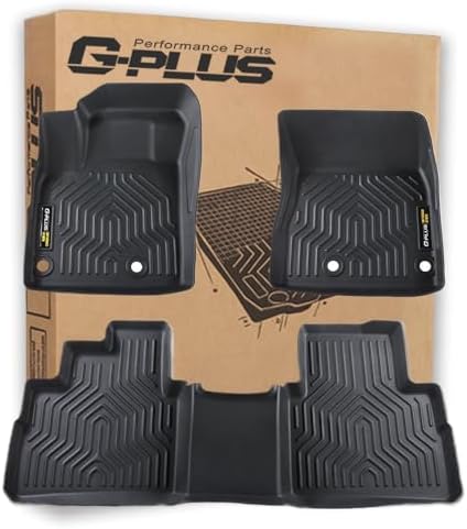 G-PLUS TPE Floor Mats 3PCS Fit Nissan Rogue 2021-2025(No Sport Models) by G-PLUS