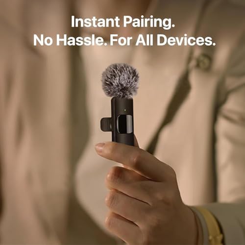 Mini Mic Pro (Latest Model – #1 Microphone for iPhone, Wireless Mini Microphone, Clear Voice, Noise Cancelling, Lavalier Mic for TikTok, YouTube & Interviews (iPhone 14 & Below) - Image 4
