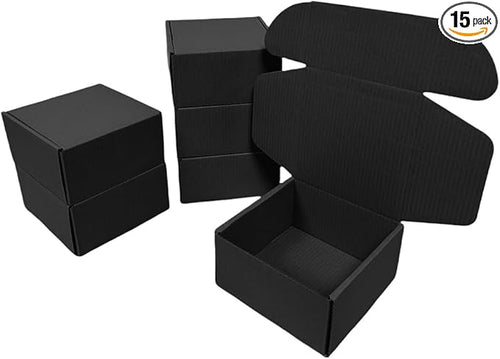 15 Pcs 6 x 6 x 3 inches Corrugated Cardboard Gift Boxes Recyclable Shipping by Unknown