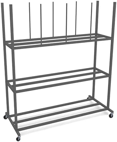 Commercial Carton Storage Rack Cartons Cart, Large Portable Cardboard Stand with Casters Wheels, for Warehouse/Shipping Station Hold Broken Down Boxes(Hold 140-200 Pcs) by HDYZJQ