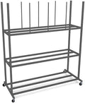 Commercial Carton Storage Rack Cartons Cart, Large Portable Cardboard Stand with Casters Wheels, for Warehouse/Shipping Station Hold Broken Down Boxes(Hold 140-200 Pcs) by HDYZJQ