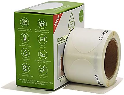 L Liked 120 Dissolvable Food Labels 1-1/2"x2-1/2 for Canning Jars - Image 6