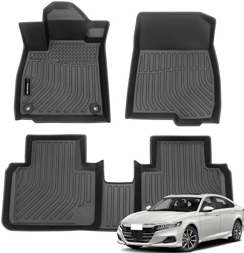 AUXKO All Weather Floor Mats for Honda Accord 2018-2022 Gas & Hybrid by AUXKO