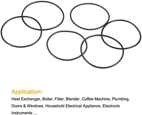 MECCANIXITY Nitrile Rubber O-Rings 50mm 52mm 54mm OD 46mm 48mm 50mm ID 2mm Thick Seal Gasket, Black 30in1 Set - Image 5