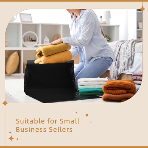 Fuxury 250 Pcs 24x36" Poly Mailers,Waterproof Mailing Envelopes for Clothing, Strong Adhesive Poly Shipping Postage Bags for Small Business(Black) - Image 6
