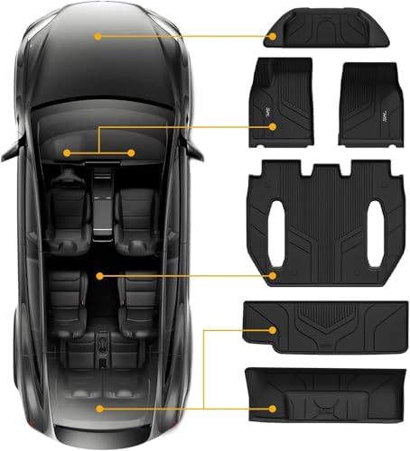 3W Cargo Liner Fit for Tesla Model X 6 Seats 2022-2025(Not for 2026) - Image 2