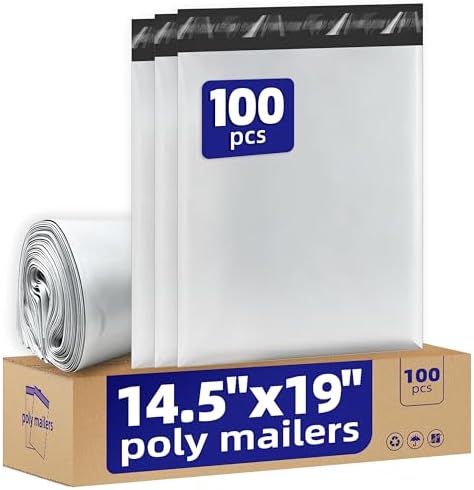 100pcs Poly Mailers 14.5x19 For Ecommerce Shipping,Online Retail by WeenonAudio