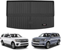 Custom for 2018-2024 Ford Expedition Max/Lincoln Navigator L Cargo Mats Trunk Liner All Weather TPE Protection Mat Accessories (for 18-24 Ford Expedition Max/Lincoln Navigator L) by Yonugli