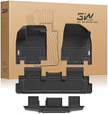 3W Floor Mats Set for Nissan Pathfinder 7seats & Infiniti QX60 6seats by 3W