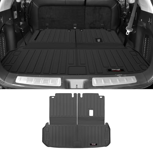 Custom for 2013-2020 Nissan Pathfinder/2013 JX35 /2014-2020 Infiniti QX60 Cargo Mats with Backrest Mats All Weather TPE Accessories (for 13-20 Nissan Pathfinder/13 Infiniti JX35 /14-20 QX60) - Image 3