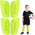 Kids Soccer Shin Guards 2 Pairs Slip-in Youth Shin Pads for Boys Girls, Lightweight PP+EVA Soccer Protective Gear Fits with Shin Guard Sleeves(not Included), Toddler to Teen Sizes Multiple Colors by Unknown