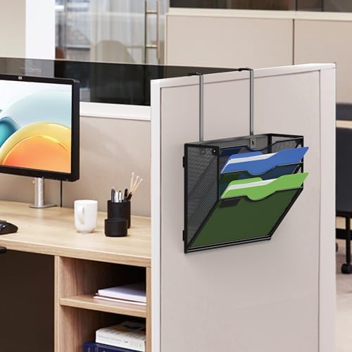 Kuntine.B Wall File Organizer Office Hanging Magazine Holder Wall File Organizer for Office Home - Image 6