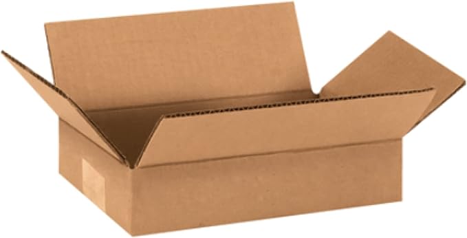 Secure Seal - 9x6x2 Pack of 50 Corrugated Cardboard Packing Shipping Mailing by Secure+Seal