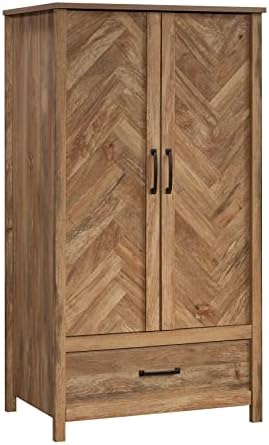Sauder Cannery Bridge Armoire, L: 32.36" x W: 22.52" x H: 59.80", Sindoori Mango Finish by SAUDER%C2%AE
