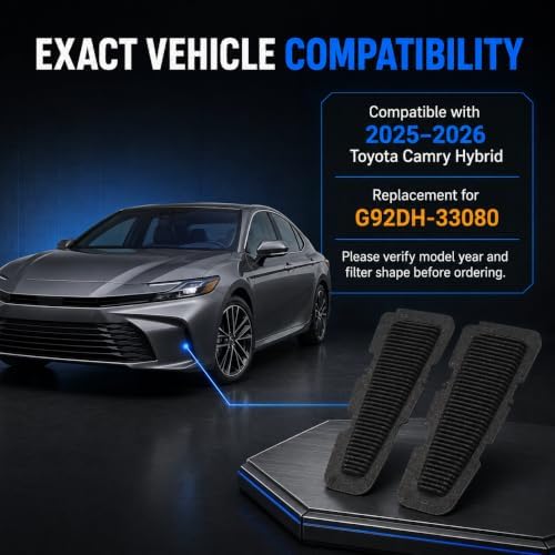 2-Pack Hybrid Battery Filter, For Toyota Camry HV 2025-2026 - Image 4