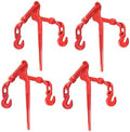 4 Pack 1/2" - 5/8" Snap Binders Transport Lever Binder Set Heavy Duty by MegaCargoControl
