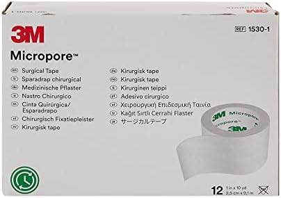 3M Micropore Paper Tape - White, 1" x 10yds (Box of 12) - Image 2