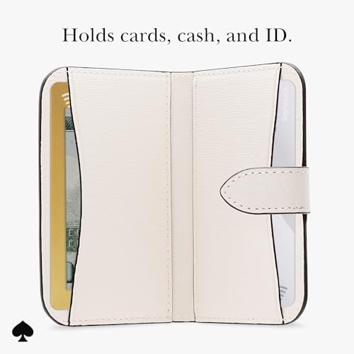 kate spade new york Morgan Magnetic Card Holder/Wallet - Cream - Image 4
