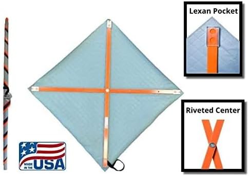 Traffic Roll-Up Sign Kit with Stand – Collapsible Safety Sign & Heavy-Duty Portable Stand, High Visibility, Easy Setup (Worker Symbol, Reflective) - Image 7