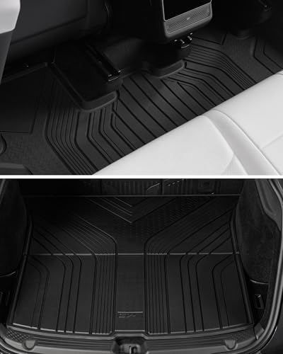 3W Floor Mats for Tesla New Model Y Juniper 2025 2026 Only for Standard - Image 4
