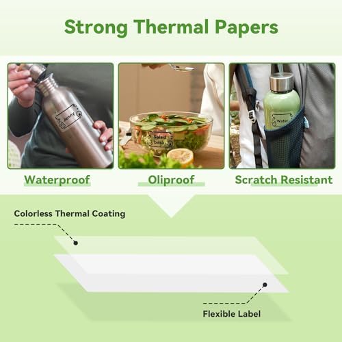 Phomemo Transparent Thermal Labels, Use for M110/M100/M220/M108, 230PCS - Image 3