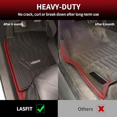 LASFIT Floor Mats for Nissan Rogue 2020 2019 2018 2017 2016 2015 2014 - Image 4