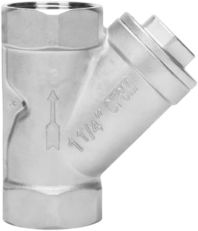 1-1/4 Inch Wye Strainer 100 Mesh Screen Filter Valve - 800 WOG SUS316 CF8M - Image 5