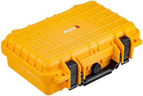 Eylar Protective Gear and Camera Hard Case Waterproof Dry Box with Foam 11.6 Inch 8.3 Inch 3.8 Inch (Yellow) - Image 2