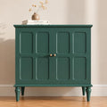 ARTPOWER Green Sideboard Buffet Cabinet with Storage, Mid-Century Modern Storage Cabinet with 2 Doors and Adjustable Shelves, Accent Style Sideboard for Entryway, Dining Room, Living Room by PowerofArtBetterforLife