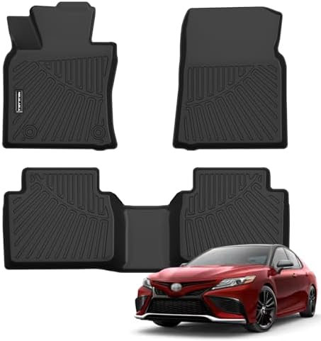 Floor Mats for 2018-2022 2023 2024 Toyota Camry (FWD Only, Not for Hybrid) by NIKALAIKA