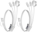 2Pack Travel Essentials for Apple Watch Charger,3-in-2 Multi Charging Cable by Accessoriesforphoneandelectricproducts