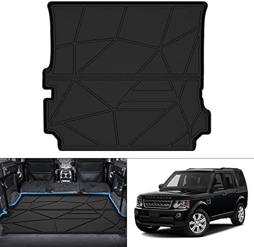 KUST Trunk Cargo Mat for Land Rover Discovery 4 LR4 2010-2016 (5/7 Seats) Rubber Rear Cover Cargo Liner Discoery 4 Accessories High Edge by KUST