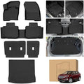 Peleus Floor Mats for Ford Edge 2015-2024 2025 2026,TPE All Weather Protection 2 Rows Car Floor Liners with Cargo Liner Backrest Mat for Ford Edge Trunk Mat+Backrest Mats+Floor Mats by Unknown