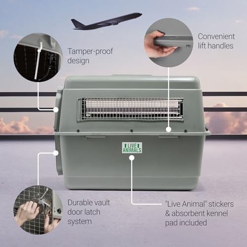 Petmate Sky Kennel for Air Travel, 40in Dog Crate for Pets 70 to 90lbs - Image 6