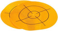 HARFINGTON 2pcs Survey Reflector Sheets 200mm x 200mm Self-Adhesive Surveying Target Mark Sticker Total Station Round Reflective Sheet Tape for Ship Inspection Tunnel Measure, Yellow by HARFINGTON