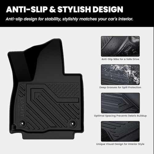 LASFIT Floor Mats for Kia Telluride Gas 2027 (Not Fit Hybrid) - Image 4