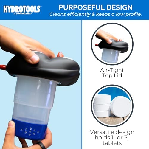 SWIMLINE | Large Capacity Floating Chlorine Tablet Dispenser | Cool Penguin - Image 3