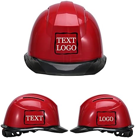 Customized Safety Hard Hat Construction Work Safety Helmet Adjustable Ratchet Suspension Full Brim with Abs Shell Construction hat by YOWESHOP